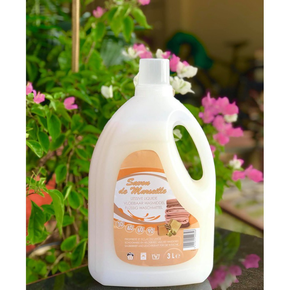 Nước giặt Savon 3L lưu hương thơm ngát bền lâu [hàng Pháp]