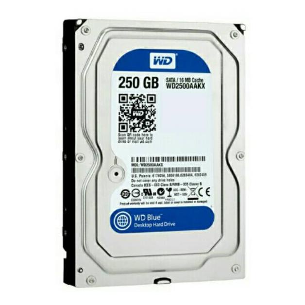 Ổ Cứng Bên Trong Màu Xanh Dương Wd Pc 250Gb