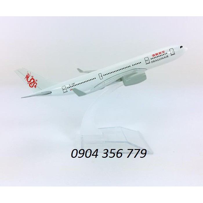 MÔ HÌNH MÁY BAY TĨNH A330 DRAGON AIR 16CM