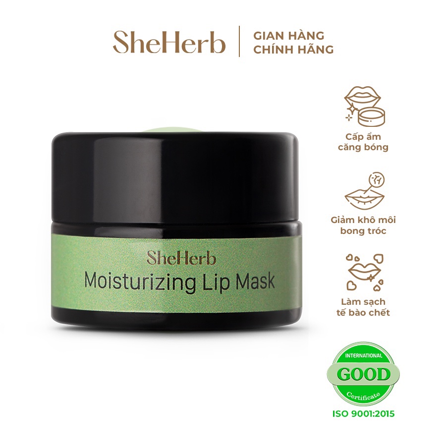 Mặt Nạ Dưỡng Môi SheHerb -  Dưỡng Ẩm Giảm Thâm Làm Sạch Tế Bào Chết Môi Mềm Mịn Suốt 24h