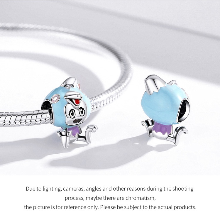 Hạt xỏ BAMOER Sc1939 bằng bạc 925 6 kiểu họa tiết hoạt hình dễ thương