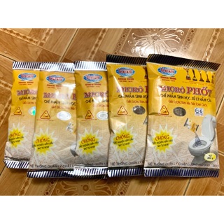 Combo 5 Gói Bột Micro Phốt 200G Chống Tắc Nghẽn Bồn Cầu Bể Phốt