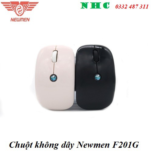 Chuột máy tính không dây Newmen F201G - thông minh, thời trang - Hàng chính hãng