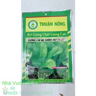 Hạt giống cải bẹ xanh mỡ