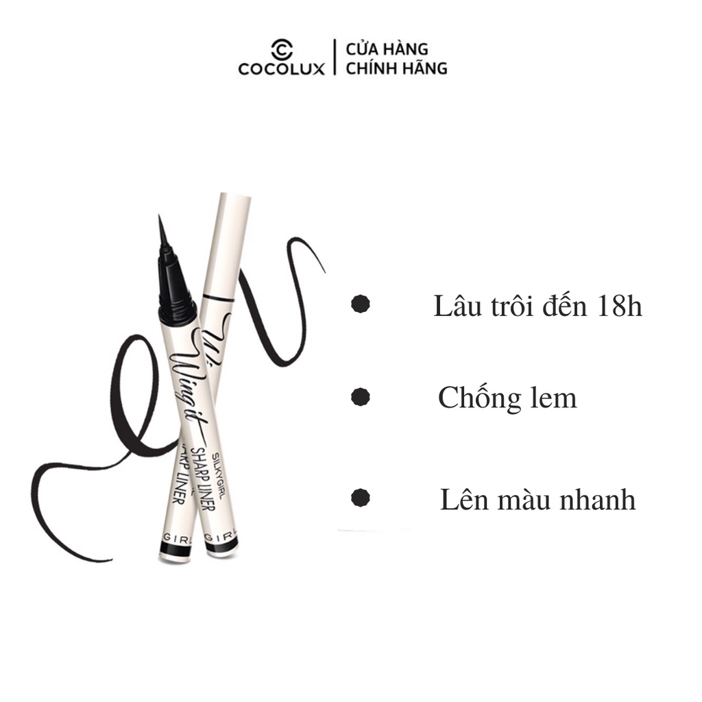 Kẻ Mắt Nước Silkygirl Wing It Sharp Liner 0.5g