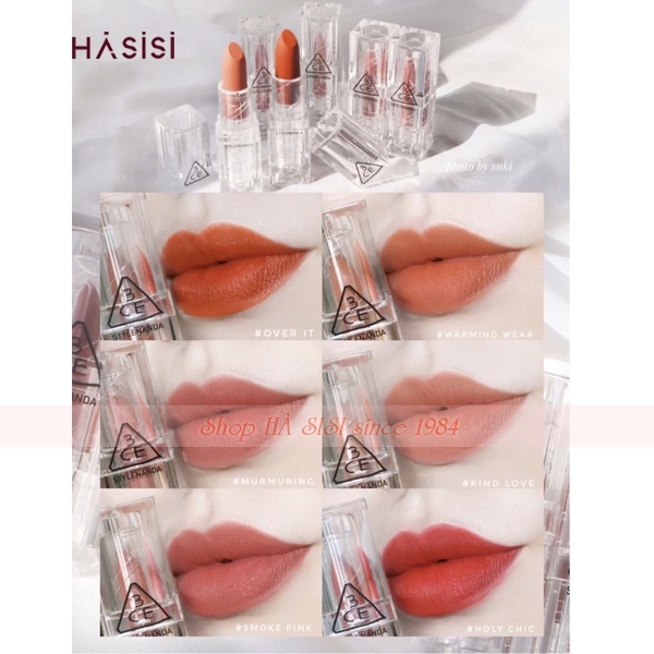 Son Thỏi Lì 3CE Stylenanda Soft Matte Lipstick 3.5g