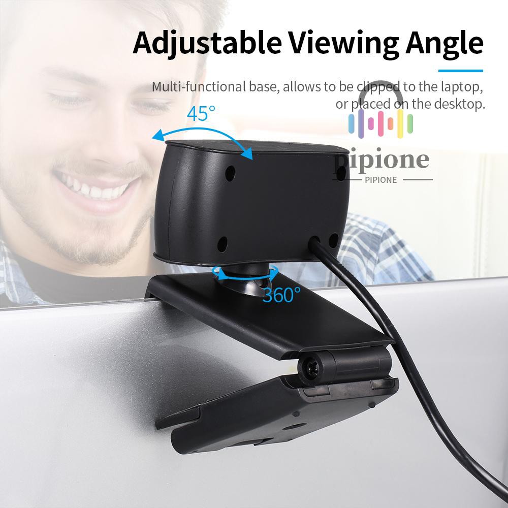 Webcam 720p 30fps Xoay 360 Độ Cho Máy Tính | BigBuy360 - bigbuy360.vn