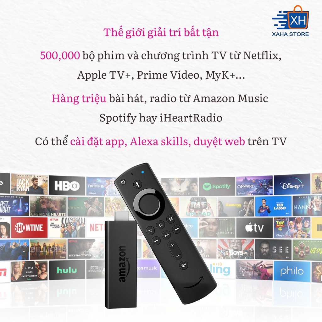 Thiết bị Streaming Fire TV Stick 4K (2th generation) kèm Alexa Voice Remote ⚡️ Bảo hành 12 tháng