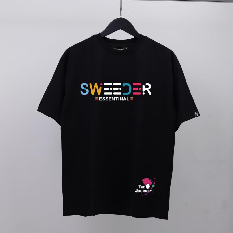 Áo thun Tee SWEEDER tay lỡ nam nữ, chất vải thun cotton ( V11 )