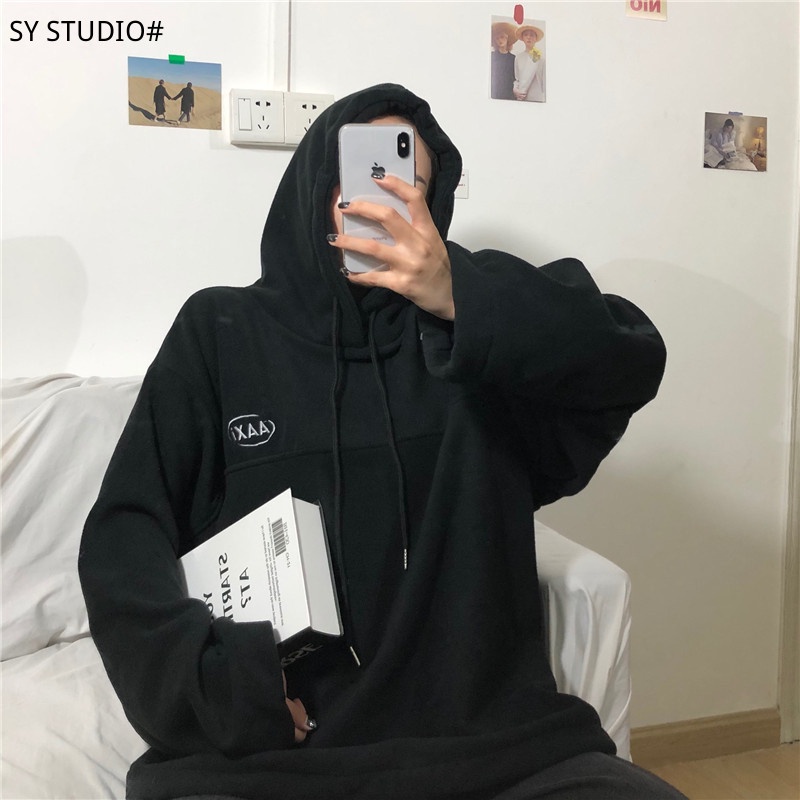 Áo hoodie SUXI tay dài phong cách Hàn Quốc thời trang dành cho nữ