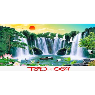 Tranh 3d bể cá mã t8d-069 kt