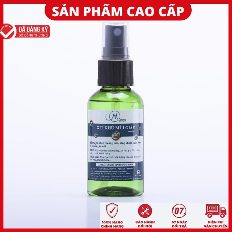 Xịt khử mùi giày Moatteo hương juna 50ml