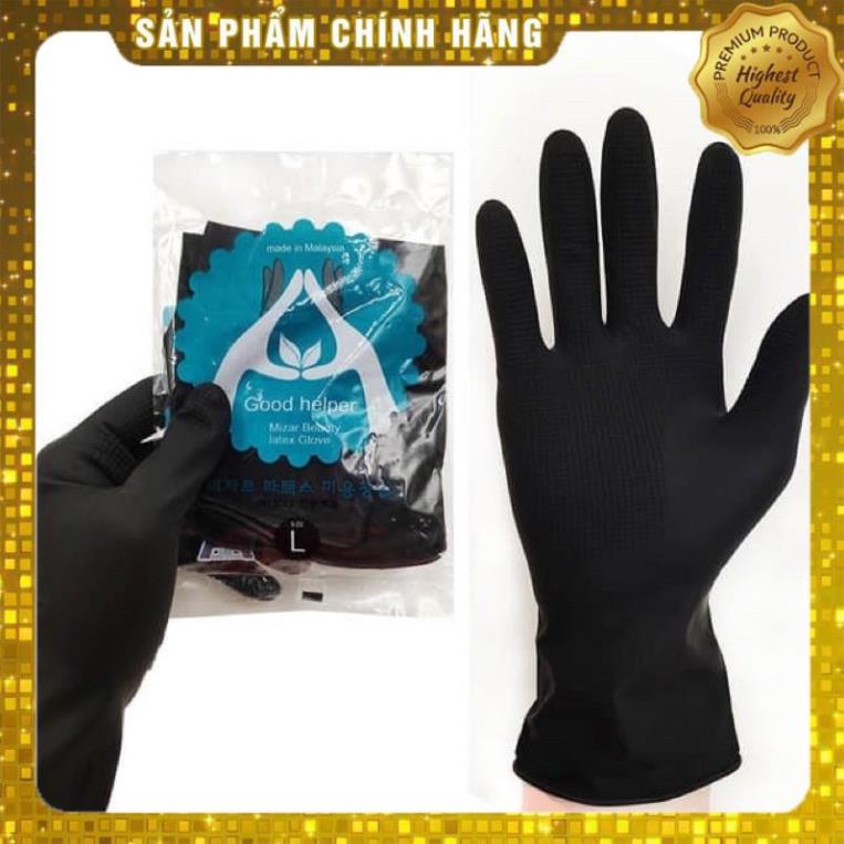 Găng Tay Cao Su Đen Làm Hóa Chất Cho Thợ Tóc Chuyên Nghiệp