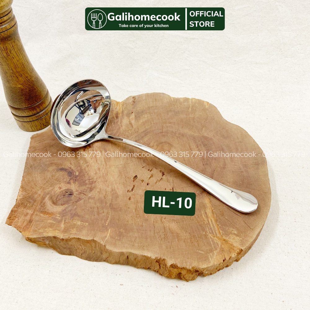 Muôi múc canh INOX 304 (Vá múc canh, ăn lẩu) Môi múc canh cao cấp,sang trọng  Châu Âu | GaliHomecook Soup ladle