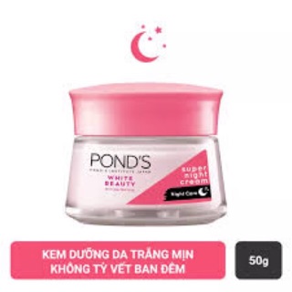 🌺🌺Kem Pond's Dưỡng Da Trắng Hồng Tinh Khiết 50g (Ban Đêm)