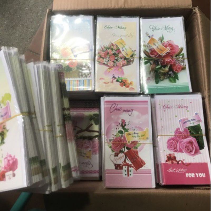 Combo 10 Thiệp chúc mừng