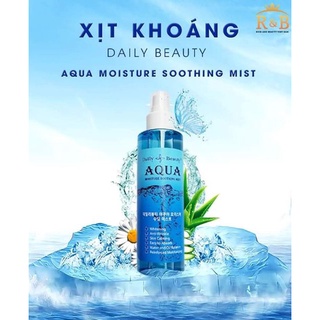 Xịt khoáng Aqua Moisture Soothing Mist nhập khẩu chính hãng hàn quốc