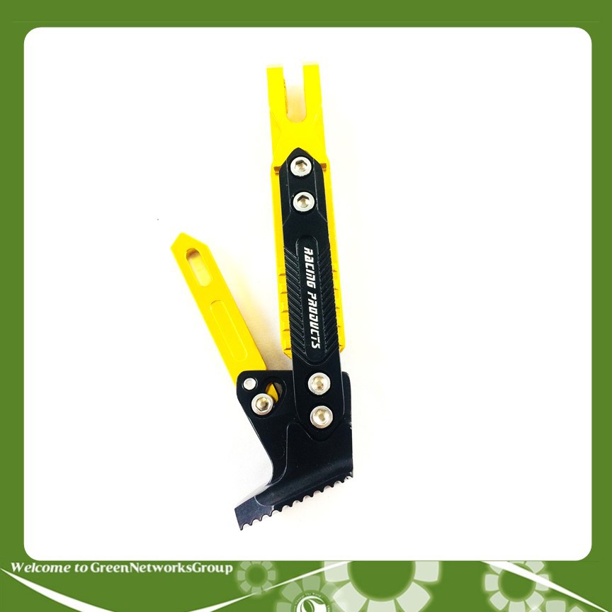 Chân chống nghiêng CNC Racing tăng chỉnh cho xe máy ( vàng đen)