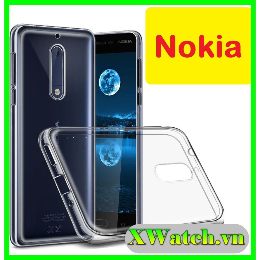 Ốp lưng dẻo Nokia 3.1 / 5.3 / 3.2 / 2.1 / 2.2 / 2.3 / 4.2 / 7.2 /6.1 / X5 / X6 / X7 / X7.1 .. trong suốt