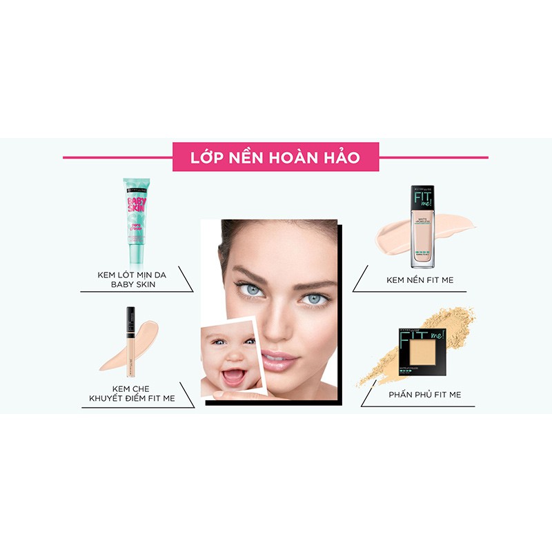 Kem Lót Mịn Da Che Khuyết Điểm Maybelline New York Baby Skin Pore Eraser Primer 22ml