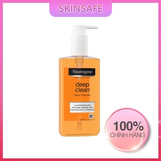 Sữa Rửa Mặt Neutrogena Làm Sạch Sâu Dạng Gel 150ml Facial Cleanser Deep Clean
