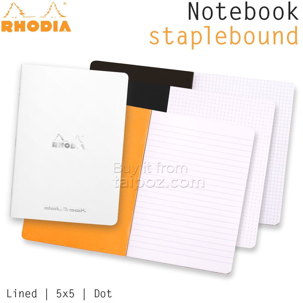 [ TAIPOZ ] - Sổ Rhodia Notebook gáy kim - [ CHÍNH HÃNG ] Made in France