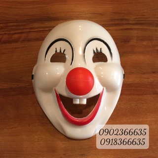 Mặt Nạ Hề Trắng Hóa Trang Halloween