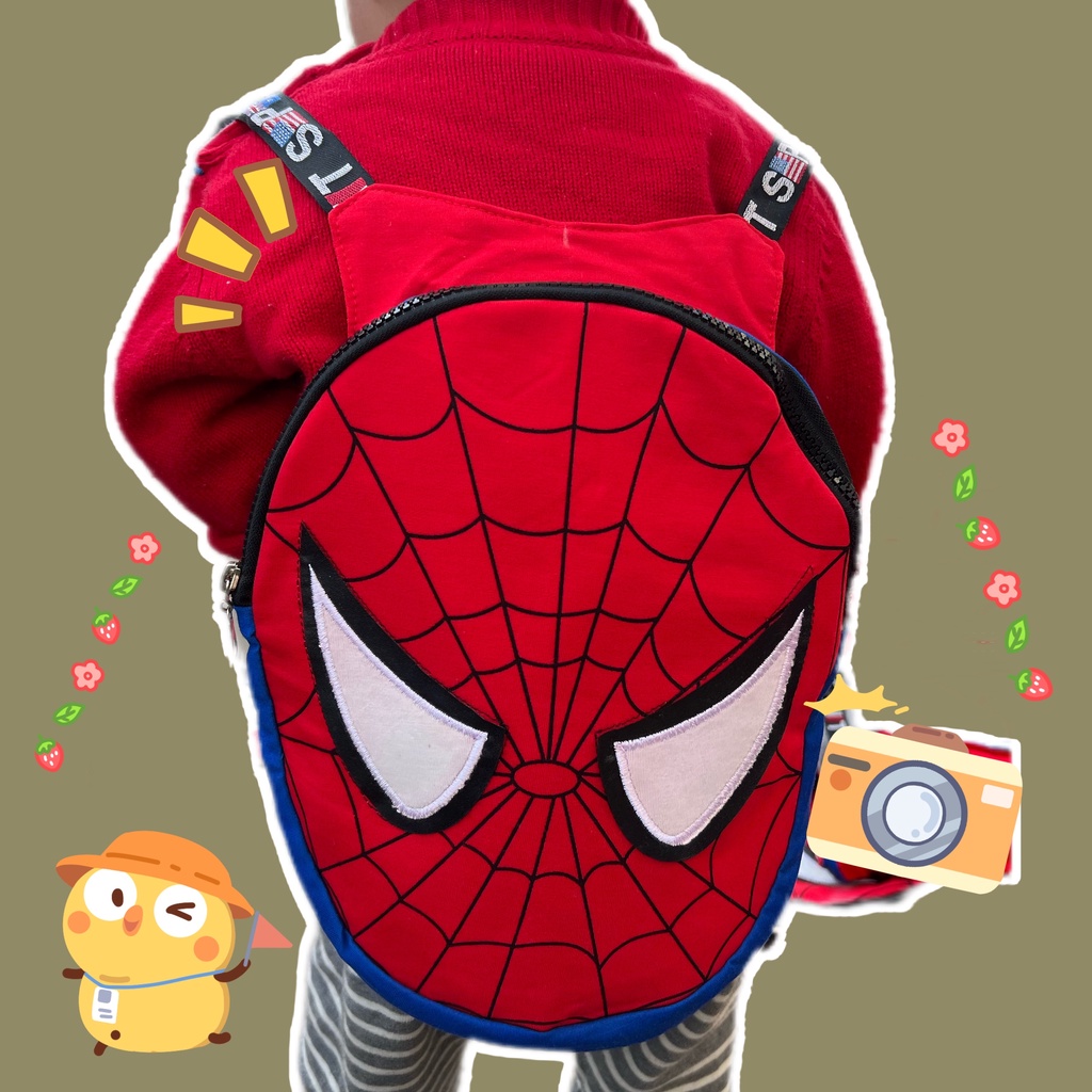 Ba Lô In Hình Người Nhện Dễ Thương Phong Cách Phương Tây Dành Cho Bé Trai Và Bé Gái 2022