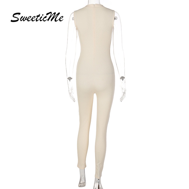 Áo liền quần Sát Nách Cổ Tròn Sweeticme