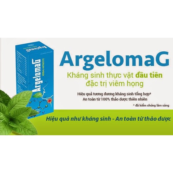 ✅ (CHÍNH HÃNG) Argelomag Chai xịt thảo dược trị viêm họng