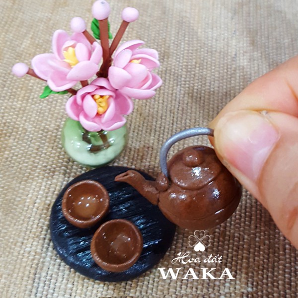 Bộ Ấm Trà Mini 01- Mô hình 1/12