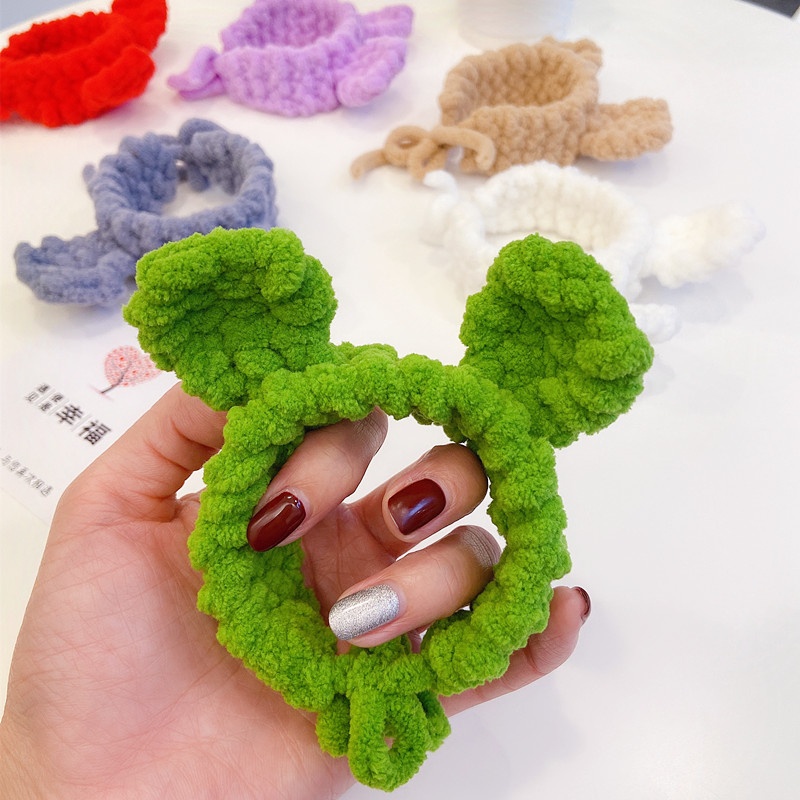 (Set Nguyên Liệu - Thành phẩm) Vòng đeo tay đan len đáng yêu xinh xắn dành cho cặp đôi