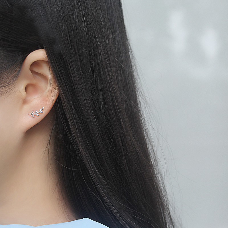 Đôi Bông Tai Mạ Bạc 925 Thời Trang Dành Cho Nữ