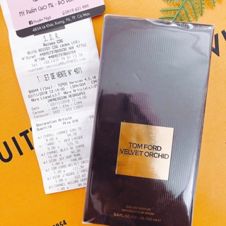 Nước hoa Tomford Velvet Orchid bill Pháp