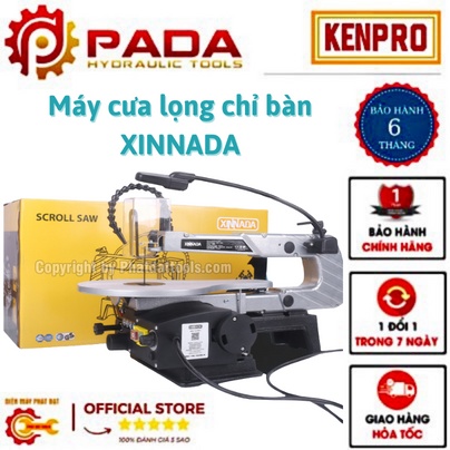 Máy cưa lọng bàn XINNADA- Chuyên dụng cưa chi tiết có độ khó cao-Tặng kèm 40 lưỡi cưa dẹt,40 lưỡi cưa tròn