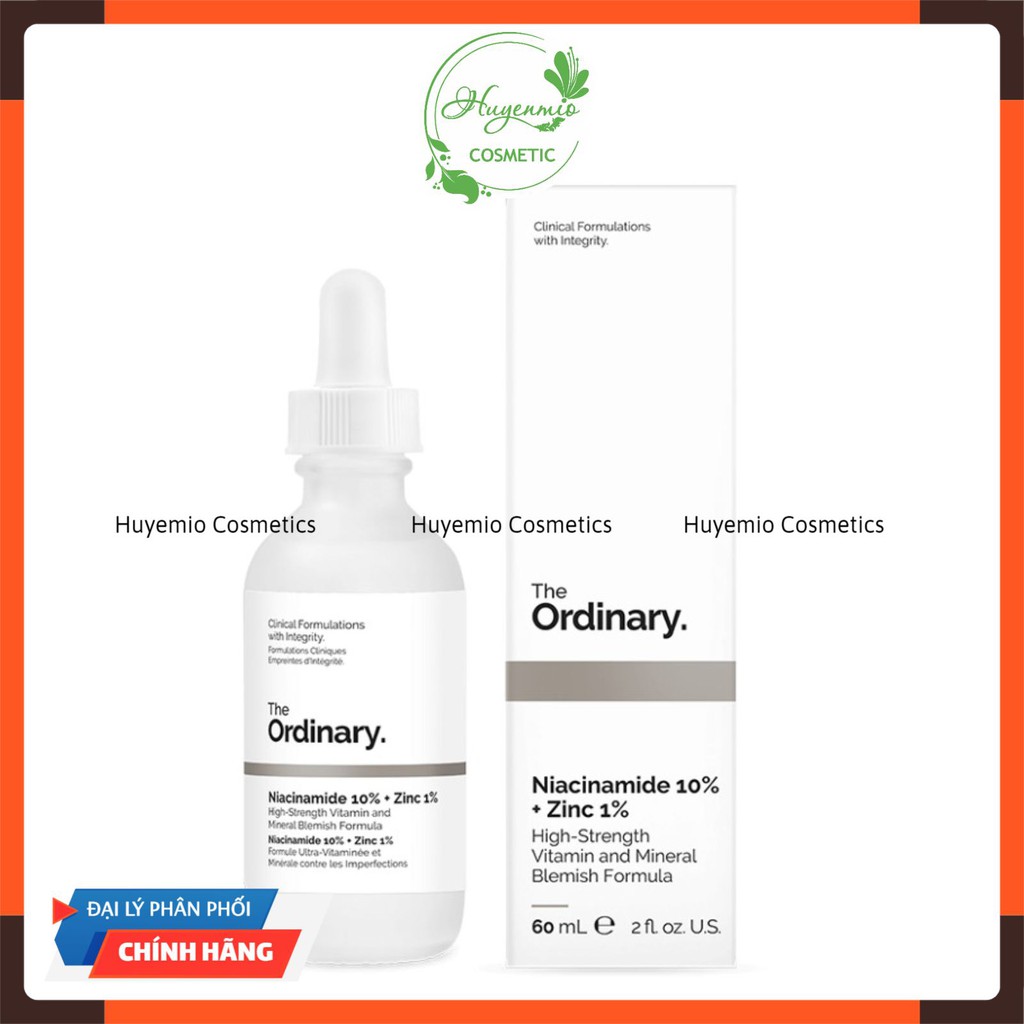 The Ordinary Niacinamide 10% + Zinc 1% Tinh chất giảm mụn thâm - 30ml [CHÍNH HÃNG]