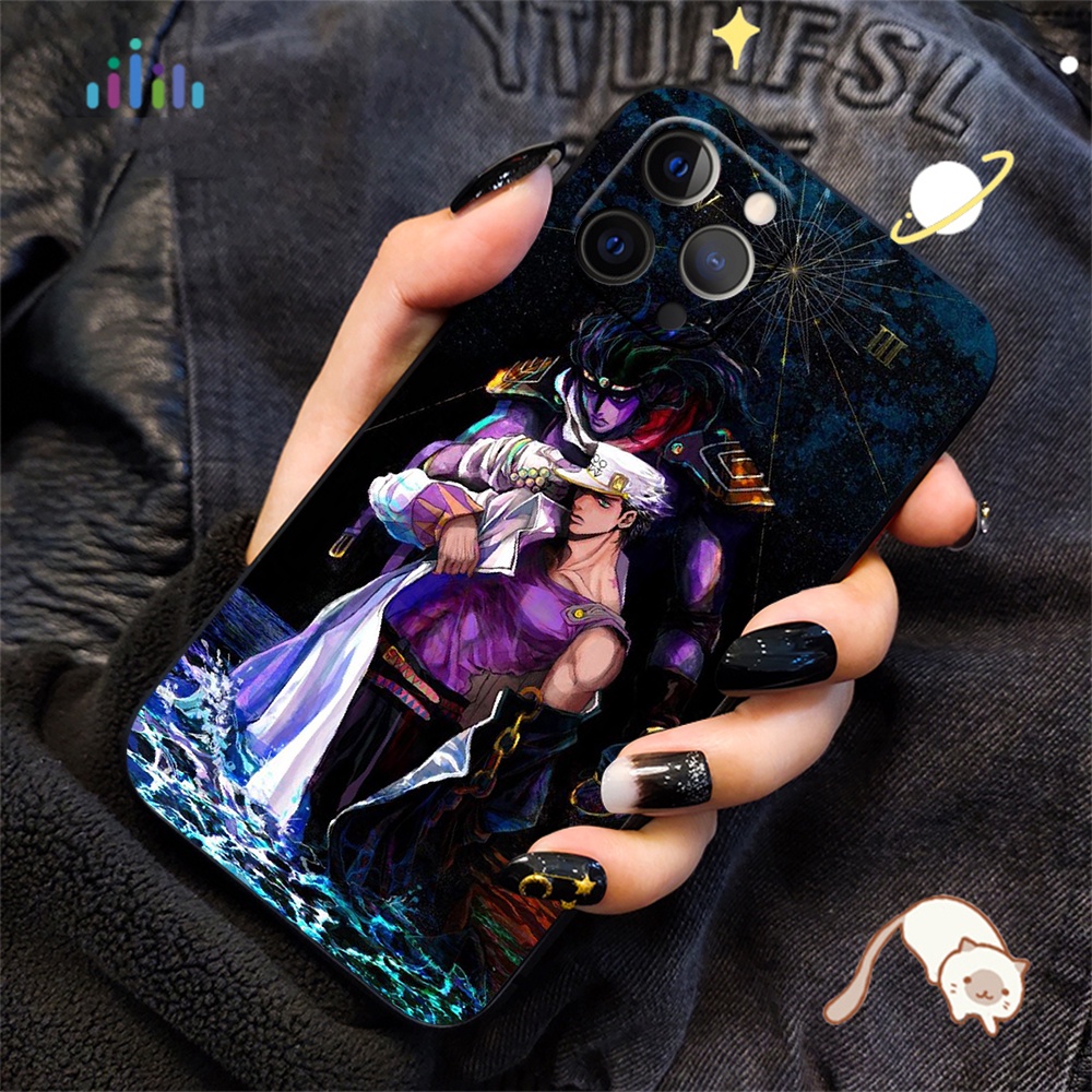 Ốp Điện Thoại tpu Dẻo Họa Tiết Hoạt Hình jojo bizarre adventure Cho iphone 7 8 7 + 8 + 6 + 6s + xr xs max 5 5s 47w