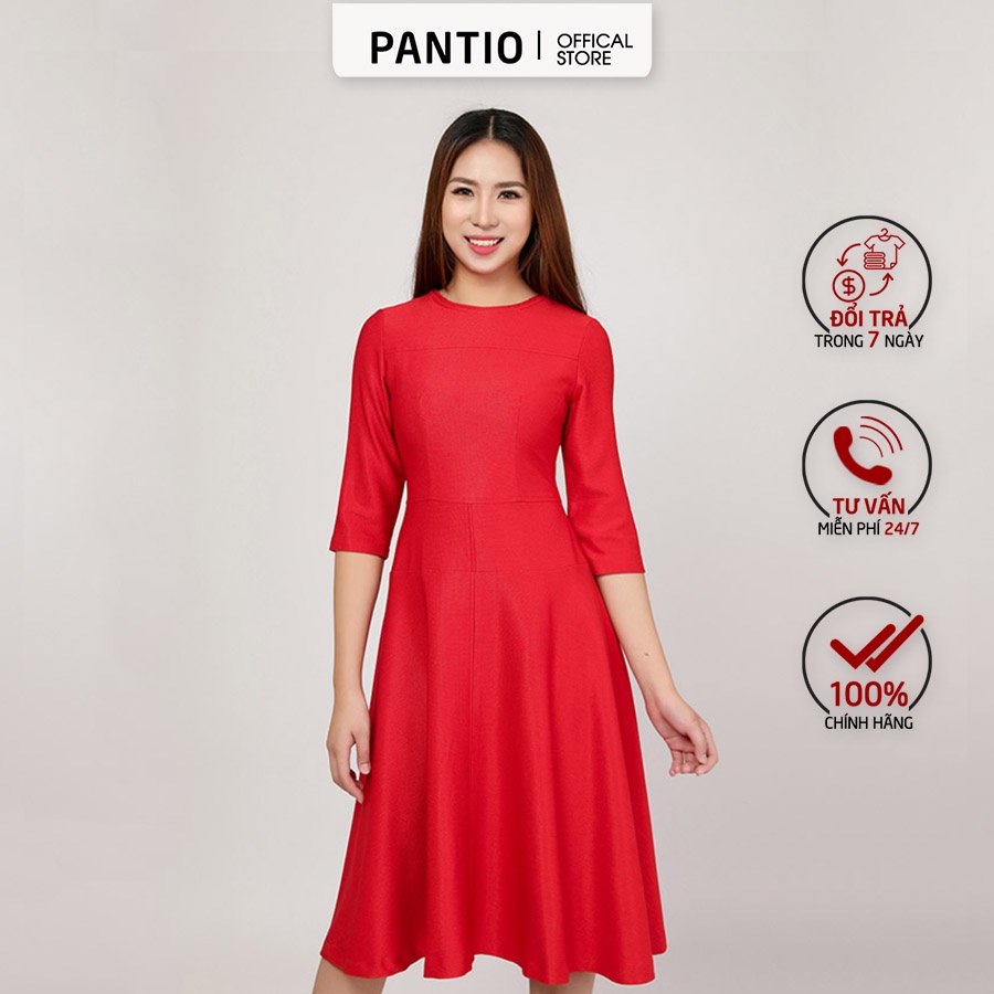 Đầm dạo phố tay lỡ thiết kế đơn giản FDP92178 - PANTIO