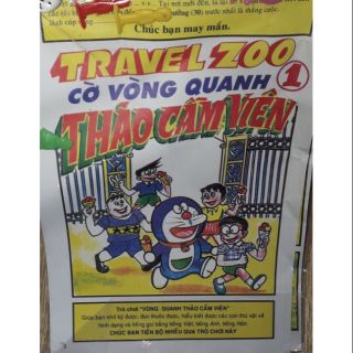 Trò chơi tuổi thơ_Sét 5 bộ cờ Vòng quanh Thảo Cầm Viên bằng giấy