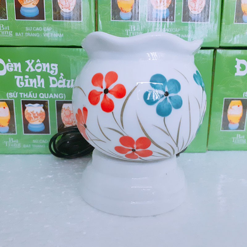 Đèn xông tinh dầu gốm sứ Bát Tràng [LOẠI LỚN] - Mẫu chọn ngẫu nhiên