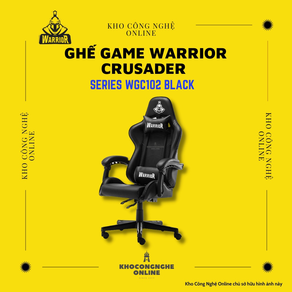 Ghế game Warrior Crusader Series WGC102 Black