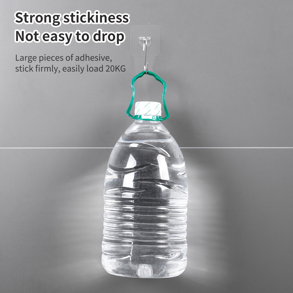 Set 4 miếng dán đỡ kệ gắn tường JUJIAJIA độ bám chắc chắn tiện lợi móc dán tường