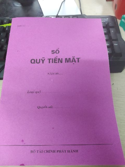 Sổ quỹ tiền mặt