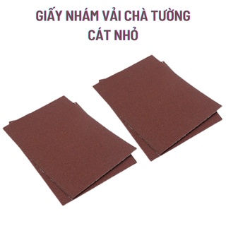 Giấy nhám vải, giấy dùng chà tường cát nhỏ cao cấp tiện lợi 28 x 23 cm