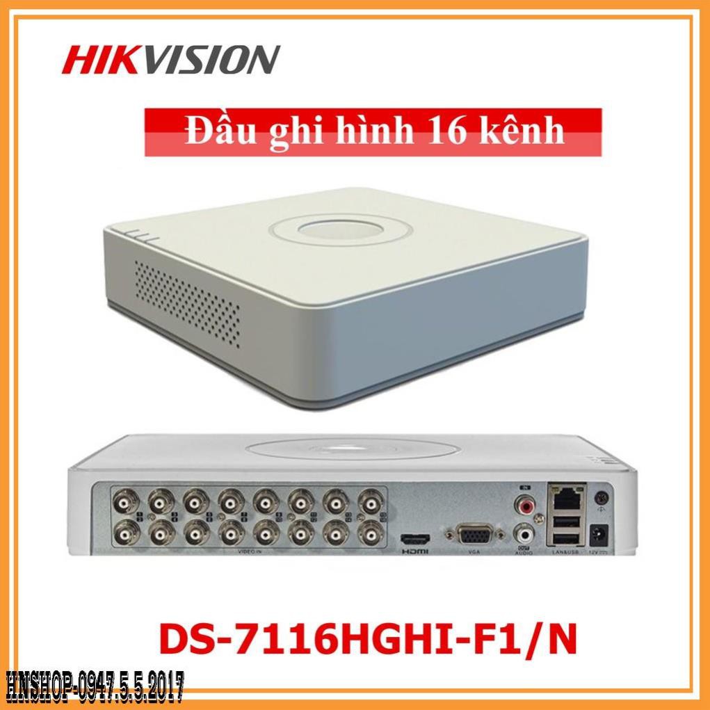 đầu Ghi 16 Kenh Turbo Hd 3 0 Hikvision Ds 7116hghi F1 N Vỏ Nhựa Shopee Việt Nam