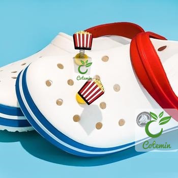 Nút cài dép Sticker Jibbitz Charm 3D LÒ XO cho sục bít đầu Crocs Duet Crocband Baya Bayaband | BigBuy360 - bigbuy360.vn