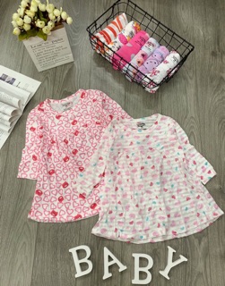 Set 3 váy dài tay bé gái VBG