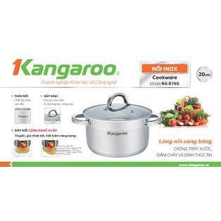 Nồi inox cao cấp 5 lớp KG876S size 20cm