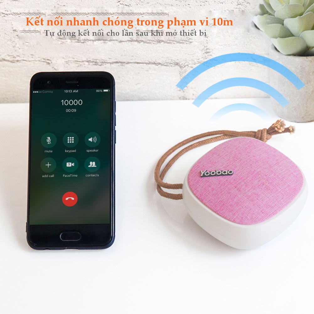 [Mã 2404EL10K giảm 10K đơn 20K] Loa Bluetooth Yoobao Mini-speaker M1 - Hàng chính hãng