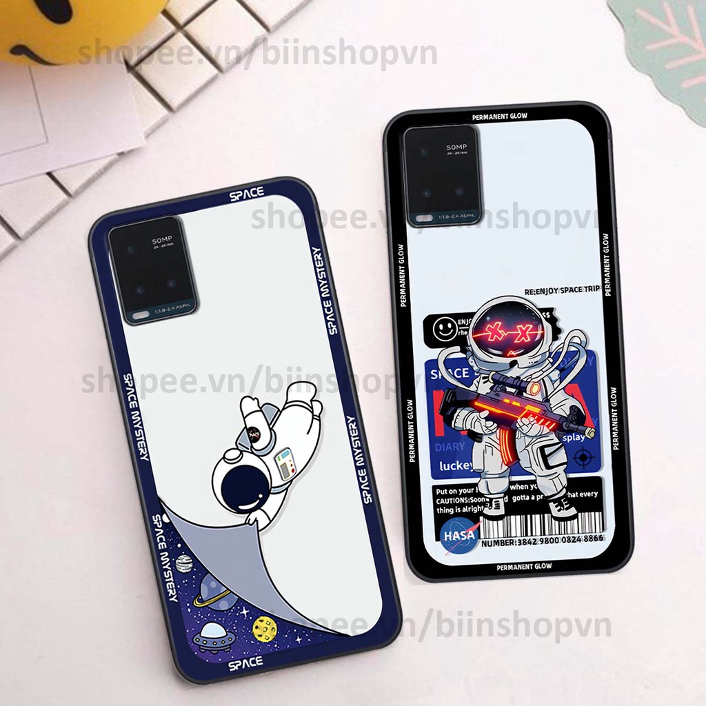 Ốp Vivo Y21s / Y33s phi hành gia vũ trụ space.x siêu đẹp, thời trang